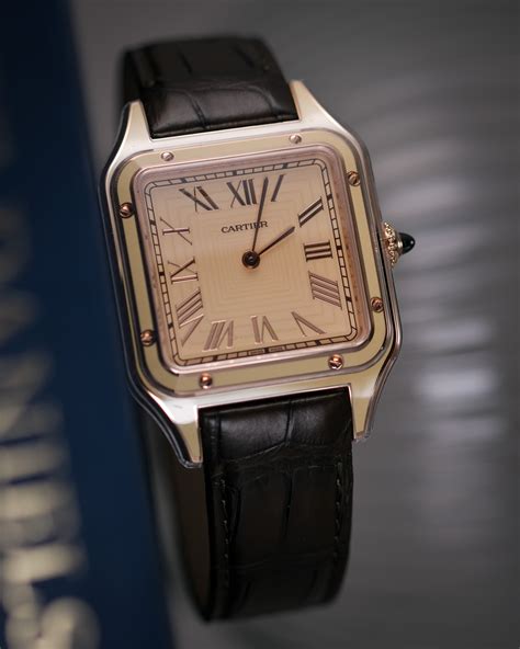 cartier santos dumont rose gold